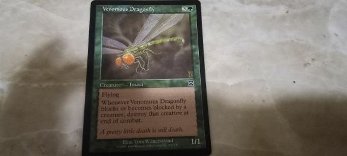 Mtg venomous dragonfly vintage