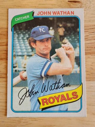 80 Topps John Wathan #547