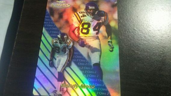 2000 TOPPS GOLD LABEL RANDY MOSS MINNESOTA VIKINGS FOOTBALL CARD# 77