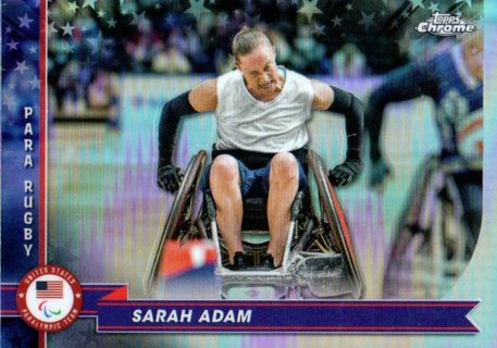 2024 Topps Chrome Olympics Sarah Adam Refractor #148