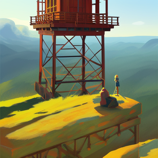 Listia Digital Collectible: A Day at Work at the Fire Tower