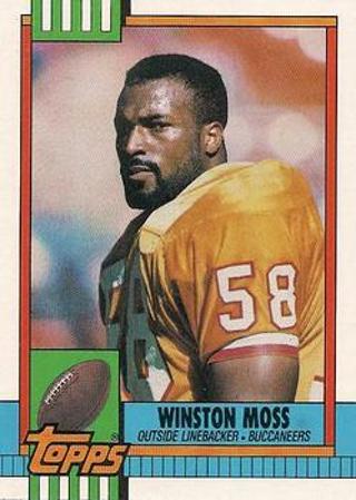 Tradingcard - NFL - 1990 Topps #415 - Winston Moss RC, VAR - Tampa Bay Buccaneers 