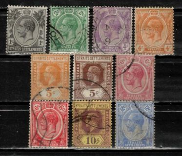 Straits Settlements King George 5, 1921-32