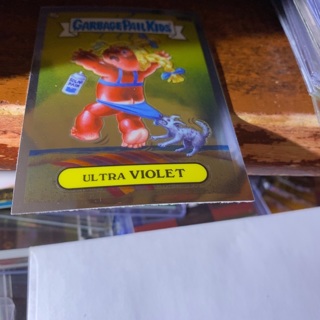 2022 topps foil garbage pail kids ultra violet card 