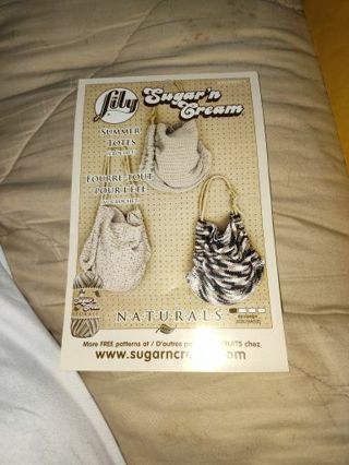 Sugar'n Cream Summer Totes Crochet Pattern