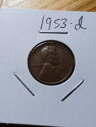 1953-D Lincoln Wheat Penny! 20