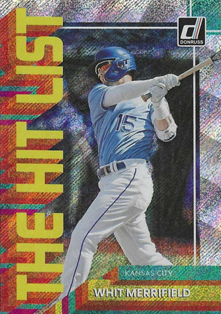 2022 Donruss The Hit List Whit Merrifield (Rapture Parallel) #THL-6