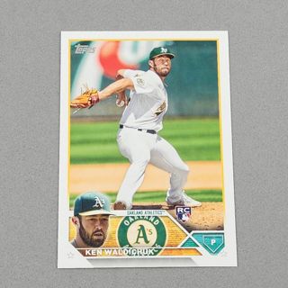 2023 Topps Series 2 #340 Ken Waldichuk Rookie Oakland Athletics Baseball Card