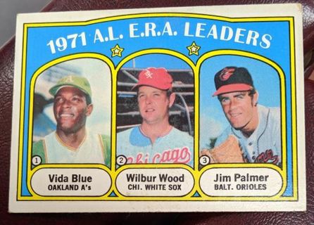 JIM PALMER/VIDA BLUE/WILBUR WOOD