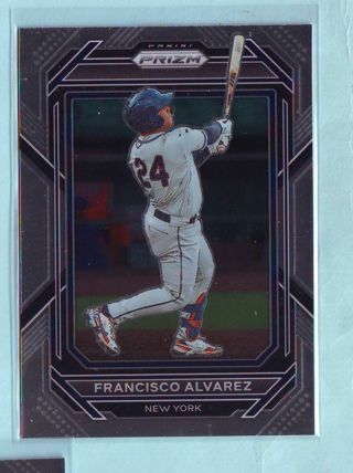 2023 Panini Prizm Francisco Alvarez Baseball Card # 26 Mets