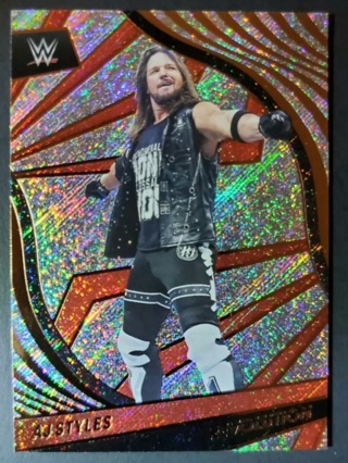 2022 WWE Revolution - AJ Styles Holofoil Card #6 NM