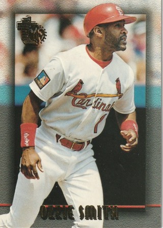 1995 Topps Embossed - #75 Ozzie Smith