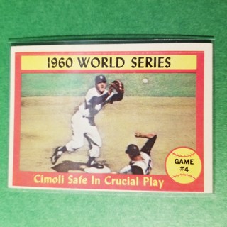 1961 - TOPPS EXMT - NRMT BASEBALL - CARD NO. 306 - 1960 WORLD SERIES GAME #4