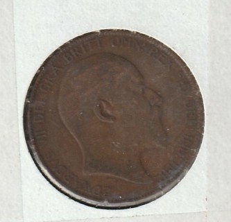 Coin, Great Britain, Edward VII, Penny, 1907 #13