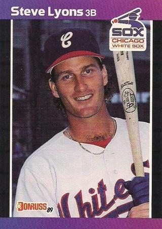 Steve Lyons 1989 Donruss Chicago White Sox