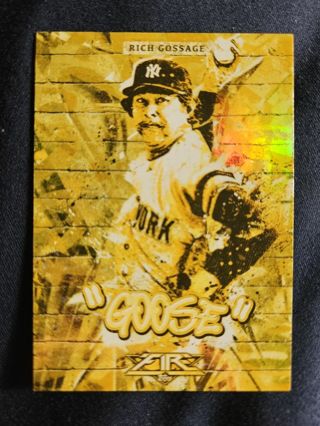 2017 Topps Fire Monikers Gold Minted Rich "Goose" Gossage