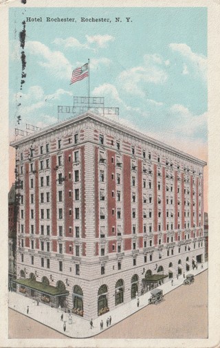 Vintage Used Postcard: 1921 Hotel Rochester, Rochester, NY