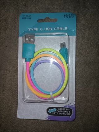 Type c charger new never used