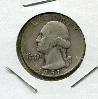 1951 P Washington Quarter-90% Silver!