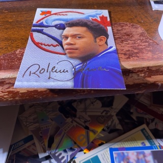 1993 leaf studio Roberto alomar baseball card 