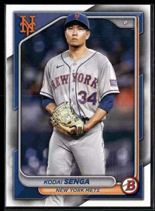 Kodai Senga 2024 Bowman #1 New York Mets