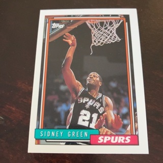 1992-93 Topps - [Base] - #52 Sidney Green