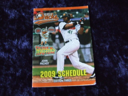 2009 John Pachot Long Island Ducks Minor Baseball Schedule 