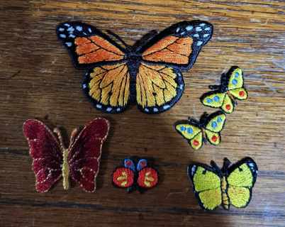 Assorted Butterfly Patches