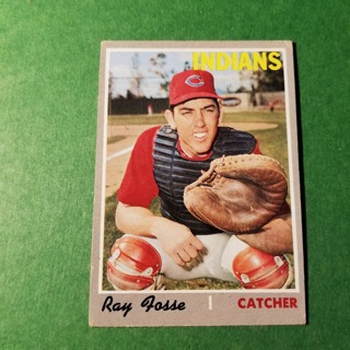 1970 - TOPPS BASEBALL CARD NO. 184 - RAY FOSSE - INDIANS