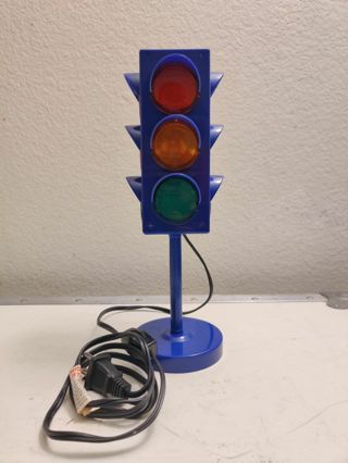 Mini Traffic Light Lamp with Base - with Color Changing Blinking Modes