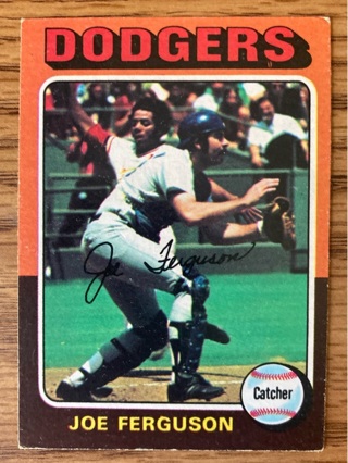 1975 Topps Joe Ferguson baseball card 