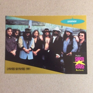 1991 ProSet Super⭐️Stars MusiCards | LYNARD SKYNYRD 1991 | Card # 263 