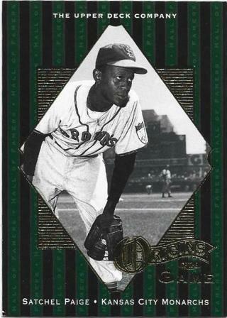 2001 UPPER DECK SATCHEL PAIGE ORIGINS OF THE GAME CARD