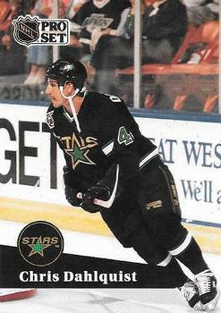 Tradingcard - NHL - 1991-92 Pro Set French #408 - Chris Dahlquist - Minnesota North Stars