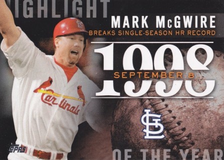 Mark McGwire 2015 Topps Highlight of the Year St. Louis Cardinals