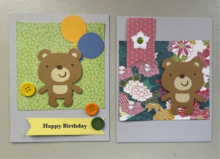 Teddy Bear DIY Cards
