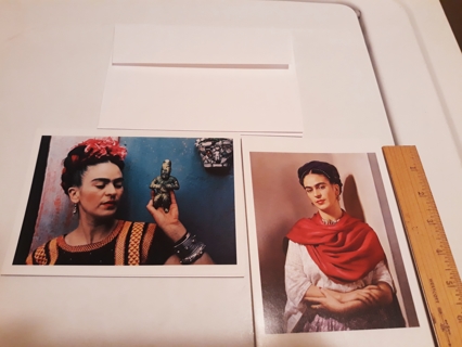2 Frida Kahlo Art Notecards (with Envelopes) #2