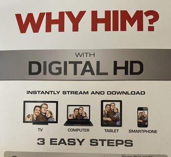 Why Him? Digital HD Movie Code