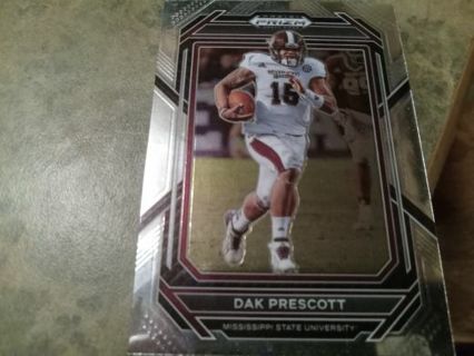 2023 PANINI PRIZM DAK PRESCOTT MISSISSIPPI STATE/ DALLAS COWBOYS FOOTBALL CARD# 20