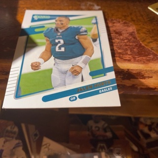 2021 panini donruss Jalen hurts football card 