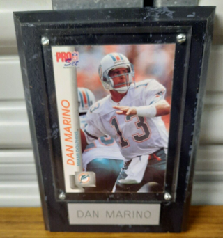 Vintage Dan Marino Pro Set Wall Plaque NIB Limited Ed. 