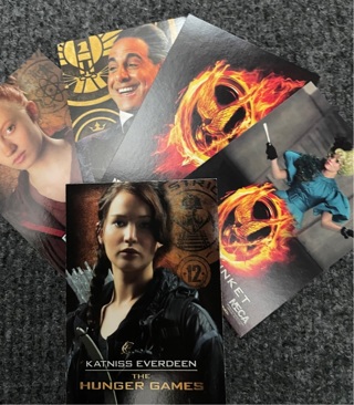 Five (5) Hunger Games Trading Cards!! FreeShipping !!