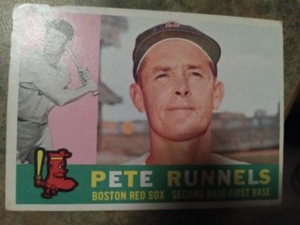 1960 TOPPS PETE RUNNELS BOSTON RED SOX BASEBALL CARD# 15