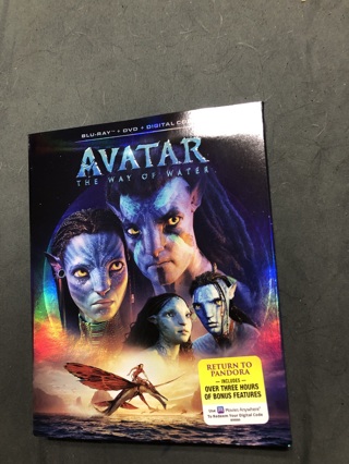 Avatar the way of water blu ray and dvd