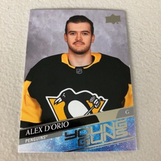 2020-21 Upper Deck Extended Series - [Base] #719  Young Guns - Alex D'Orio