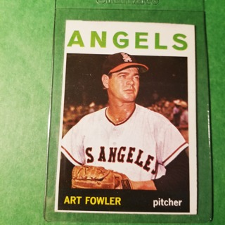 1964 - TOPPS BASEBALL CARD NO. 349 - ART FOWLER - ANGELS