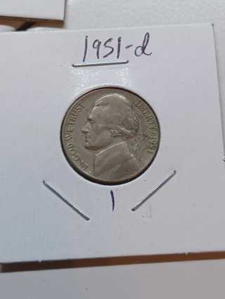 1951-D Jefferson Nickel! 24.1