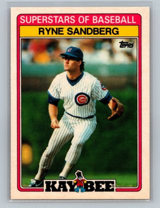 1989 KayBee Ryne Sandberg SUPERSTARS OF BASEBALL #26 - Chicago Cubs