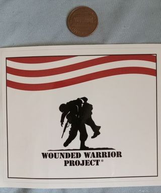 Wounded Warrior Project vinyl sticker (1 of 2)