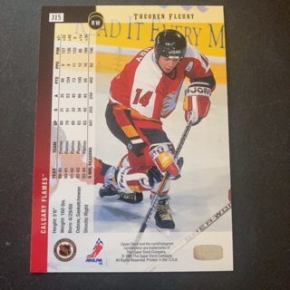 Calgary Flames Theoren Fleury